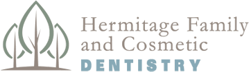 Logo for Hermitage Family and Cosmetic Dentistry.