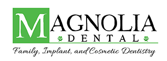 Magnolia Dental logo with dentistry services.