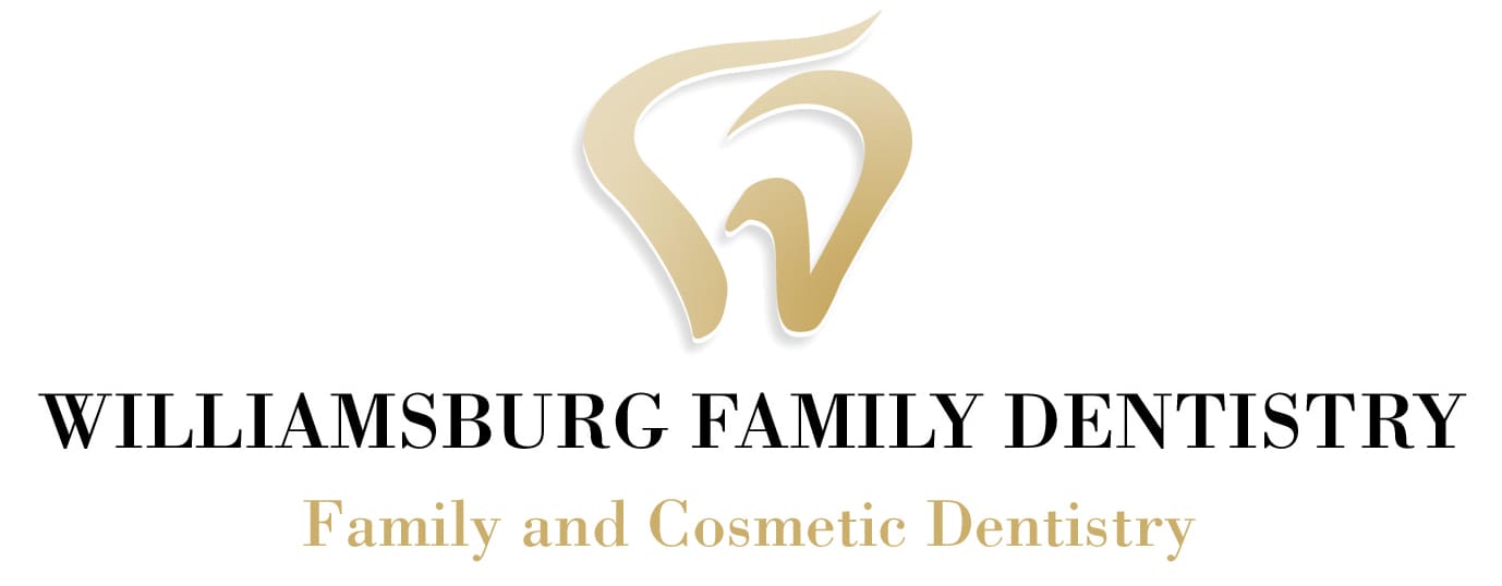 Williamsburg Family Dentistry logo and tagline.